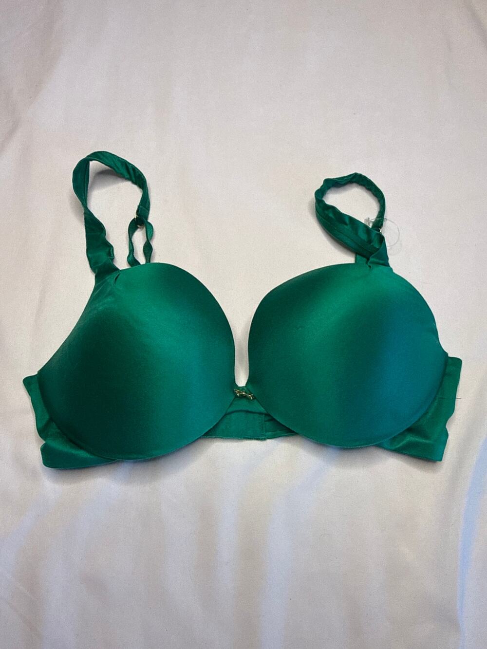 Victoria's Secret Plunge Push-Up Bra 32D Green